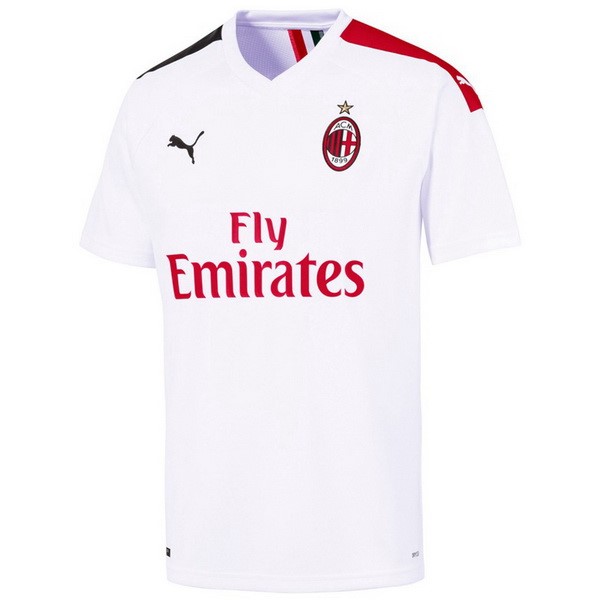 Camiseta AC Milan 2ª Kit 2019 2020 Blanco